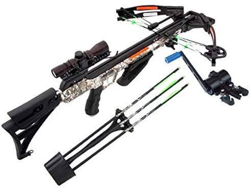 Carbon Express X-Force Piledriver 390 Badlands Camo with Crank Xbow Kit